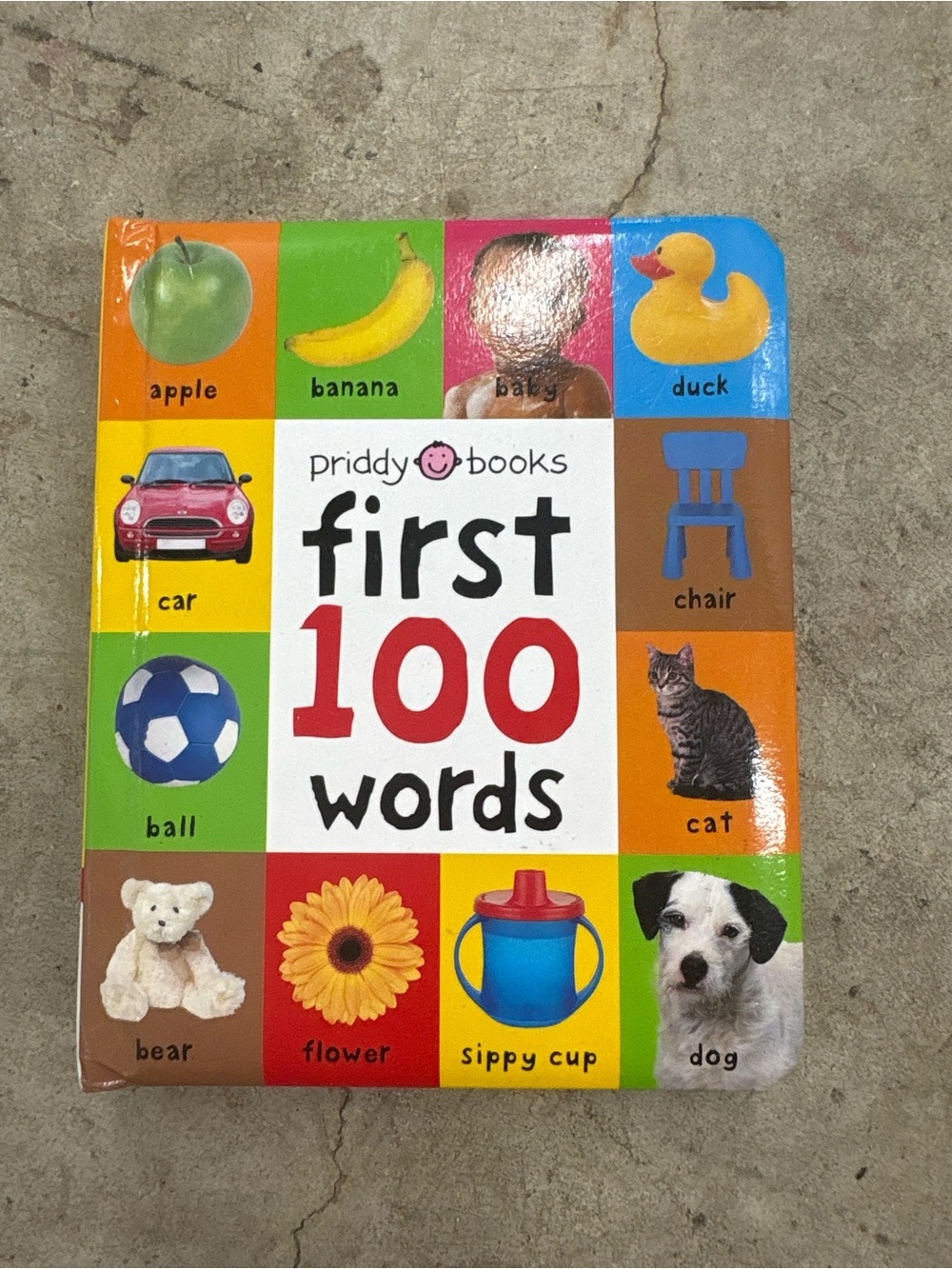 Priddy Books First 100 Words Padded Board Book Illustrated Early Learning 2011